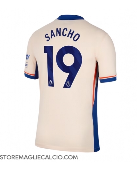 Chelsea Jadon Sancho #19 Maglia Gara Trasferta Repliche 2024-25